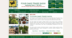 Desktop Screenshot of fouroaks-tradeshow.com