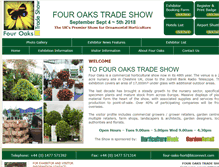 Tablet Screenshot of fouroaks-tradeshow.com